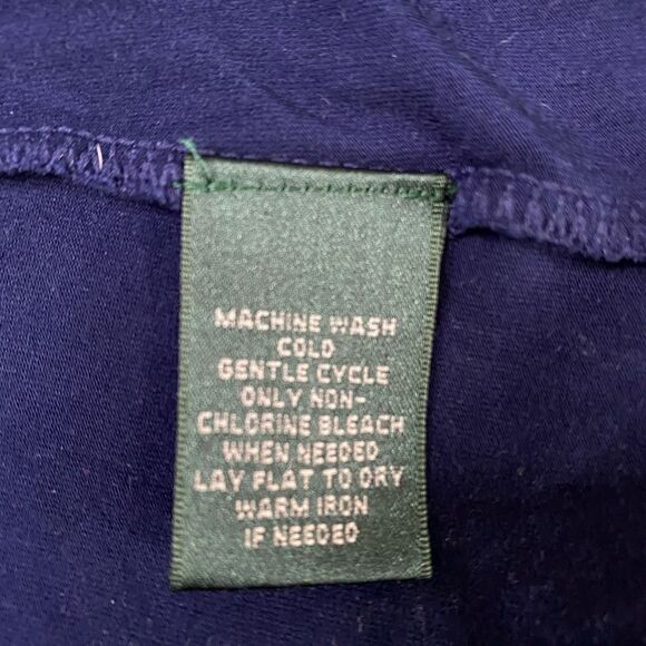 Ralph Lauren Blue Ruffled Top - Picture 6 of 6